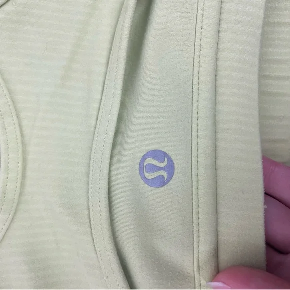 Lululemon Love to Layer Yellow Sports Bra Size 2 Women’s GUC - Picture 10 of 15